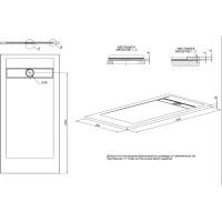 Поддон литьевой ALLEN BRAU Infinity 1600x800 8.21006-21 00267229