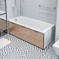 Экран для ванны 1Marka 170 Grunge Loft дуб вотан Ц0000008790