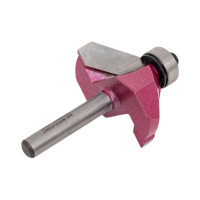 Фреза для снятия фаски 45 градусов (35.5x16.5x58 мм; Z2; хв-к 6 мм; нижний подшипник) PROCUT 306631P