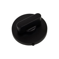Завертка к ручкам PUERTO серия SLIM, черный INBK AL 06 slim B