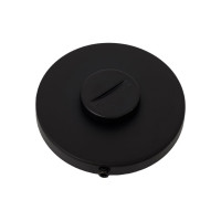 Завертка к ручкам PUERTO серия SLIM, черный INBK AL 06 slim B