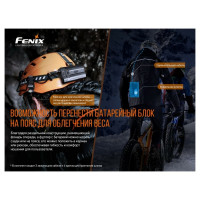 Налобный фонарь Fenix HP30R V2.0, черный, HP30RV20