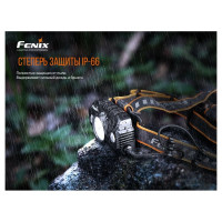 Налобный фонарь Fenix HP30R V2.0, черный, HP30RV20