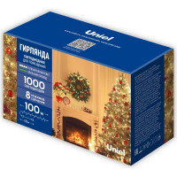 Светодиодная гирлянда Uniel ULD-S10000-1000/DGA WARM WHITE IP20 UL-00009933