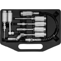 Набор наконечников для маслёнок YATO 7 предметов в пластиковом кейсе YT-07110