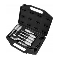 Набор наконечников для маслёнок YATO 7 предметов в пластиковом кейсе YT-07110