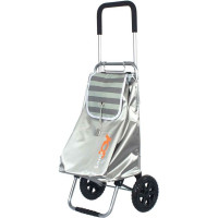 Сумка-тележка Joy Home FLEXI, серебристая 10276