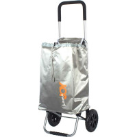 Сумка-тележка Joy Home FLEXI, серебристая 10276
