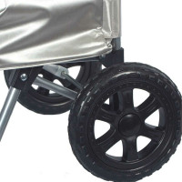 Сумка-тележка Joy Home FLEXI, серебристая 10276