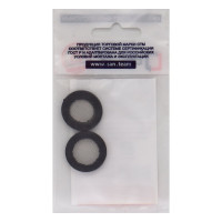 Прокладка СТМ 3/4", резина, с нержавеющей сеткой, 2 шт SRSWCW034-02