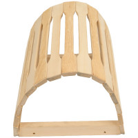 Настенный абажур для светильника Банная линия Капучино 31х25 см, липа 12-558