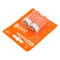 Батарейка LR14 C TDM ELECTRIC Alkaline 1,5V BP-2 (упаковка 2 штуки) SQ1702-0011
