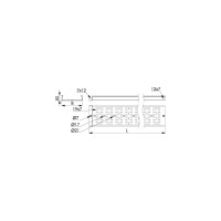 Перфорированный лоток DKC 100x50 L3000 толщина 1,0 мм 3526210