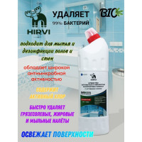 Средство для мытья и обработки санитарных комнат с активным хлором HIRVI Minty Smell Deodez 1 л 310а013