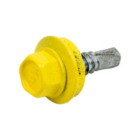 Кровельный саморез КРЕП-КОМП 4,8x19 RAL1018, желтый, Kn KENNER, 300 шт. ск48191018ф