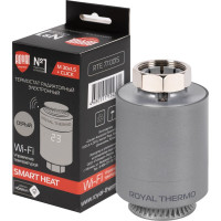 Электронный термостат Royal Thermo Smart Heat радиаторный, серебристый НС-1402606