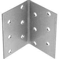 Крепежный равносторонний уголок СИБРТЕХ 2,0 мм, KUR 40x40x60 мм 46416