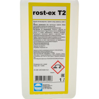 Пятновыводитель ROST-EX T2 (1 л) для удаления крови и ржавчины с текстильных поверхностей Pramol 4849.201