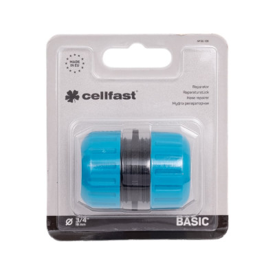 Соединительная муфта для шлангов 3/4" шланг-шланг, упаковка - блистер Cellfast 50-105