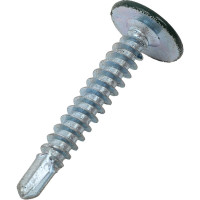 Саморез с прессшайбой Качественный крепеж зеленый мох 4,2х25 сверло 230 шт 0300297 КЧ