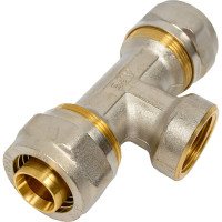 Тройник с 2 адаптером APE ВР3/4х26 732L 34x26