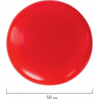 Магниты, BRAUBERG диаметр 50 мм, 4 шт., цвет АССОРТИ, в блистере, 231736