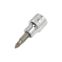Насадка торцевая 3/8"DR с вставкой-битой PZ1 Ombra 138601