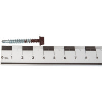 Кровельный саморез крепежная техника коричневый 200 штук 420288 БК