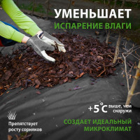 Спанбонд 150 для ландшафтных работ 12х0,8 м Без бренда 94086