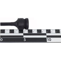 Ударная цельная головка-бита 6 гранная 7 мм, 1/2", 60 мм FORCE 24406007