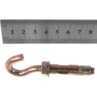 Анкерный болт с крюком Качественный КРЕПЕЖ 10х50 10 шт 0300045 КЧ