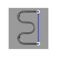 Полотенцесушитель ENERGY Solo 500х500 00000015319