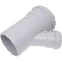 Тройник Бесшумная канализация PRO AQUA STILTE PLUS 110x58/45 STPL2011005845