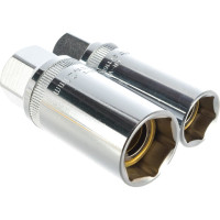 Свечной ключ AIST с головками 16 и 21 мм, магнитный, шарнирный, длинный, 350 мм, Т-образный, 3/8 дюйма  30401103 00-00002833