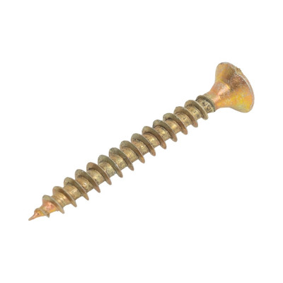 Универсальный саморез Стройметиз 6,0х50 желтый цинк уп. 100 шт. коробка 2141035