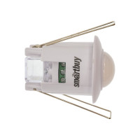 Инфракрасный датчик движения Smartbuy встраиваемый 500Вт, до 6м, IP20 sbl-ms-014