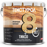 Деревозащитное средство Текстурол тиксо белый 3л 90002005835