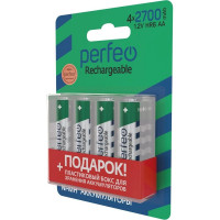 Аккумулятор PERFEO AA2700mAh 4 шт блистер бокс 30 009 110