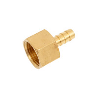 Штуцер пневматический внутренняя резьба 1/2- елочка 8 мм, 2 шт. + хомуты ROCKFORCE RF-FFH08/05(1844)