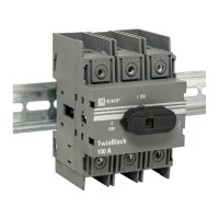 Рубильник c рукояткой управления для прямой установки EKF 3P TwinBlock PROxima 100A tb-100-3p-f