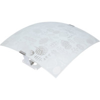 Светильник Элетех Лужок НПБ 09-60-003 М83 ИУ 300x300 мм матовый белый/клипсы штамп металлик 1005209260