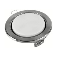 Встраиваемый светильник General Lighting Systems GX53, 108х38мм, темно - серый, IP20 GCL-GX53-H38-GM 432000