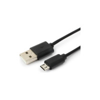 Кабель Cablexpert USB 2.0 Pro AM/micro BM 5P, 1.8м, витой, черный, пакет CC-mUSB2C-AMBM-6