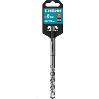 Бур (8х110 мм; SDS-plus) СИБИН 29312-110-08