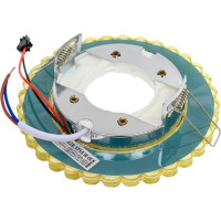 Встраиваемый светильник IMEX GX53+LED 4W 4000K, ПОЛИКРИСТАЛЛ CH/CLEAR+WH IL.0028.1715
