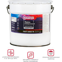 Эмаль KRAFOR ПФ-115 ярко-зеленая 20 кг 1 26064