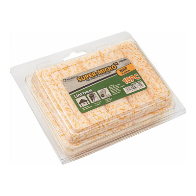 Малярный мини-валик Rollingdog Super-Micro из микрофибры, 100 мм., ворс 9,5 мм., упаковка 10 шт., 00278