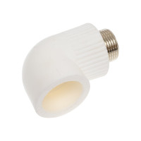 Угольник TEBO PPR комбинированный, 32x3/4 НР 030030610