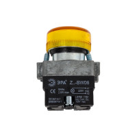 Индикатор ЭРА LAY5BU65, желтого цвета, d22мм, 20/200/8000 Б0045622