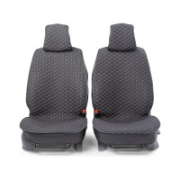 Каркас накидки на переднее сиденье CarPerformance 2 шт., fiberflax/лен CUS-2032 BK